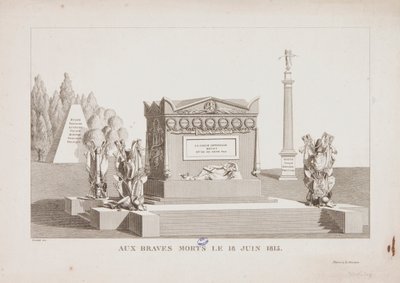 The Brave Dead of the 18 June 1815 by Hippolyte Lecomte